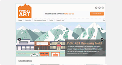 Desktop Screenshot of jhpublicart.org