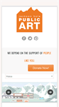 Mobile Screenshot of jhpublicart.org